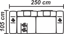 Canapea Bucovina 3 locuri extensibilÄƒ