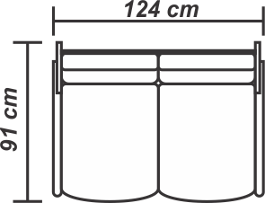 Canapea Roma 2 locuri extensibila